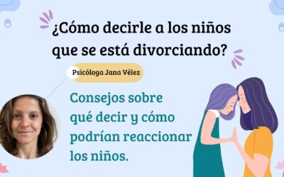¿Cómo decirle a los niños que se está divorciando?