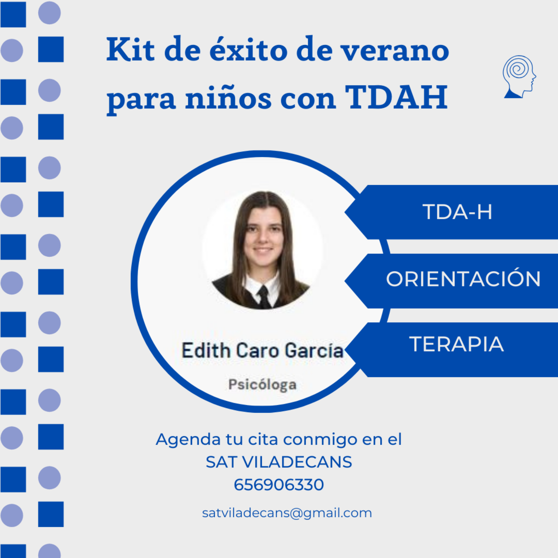 Kit de éxito de verano para niños/as con TDA-H