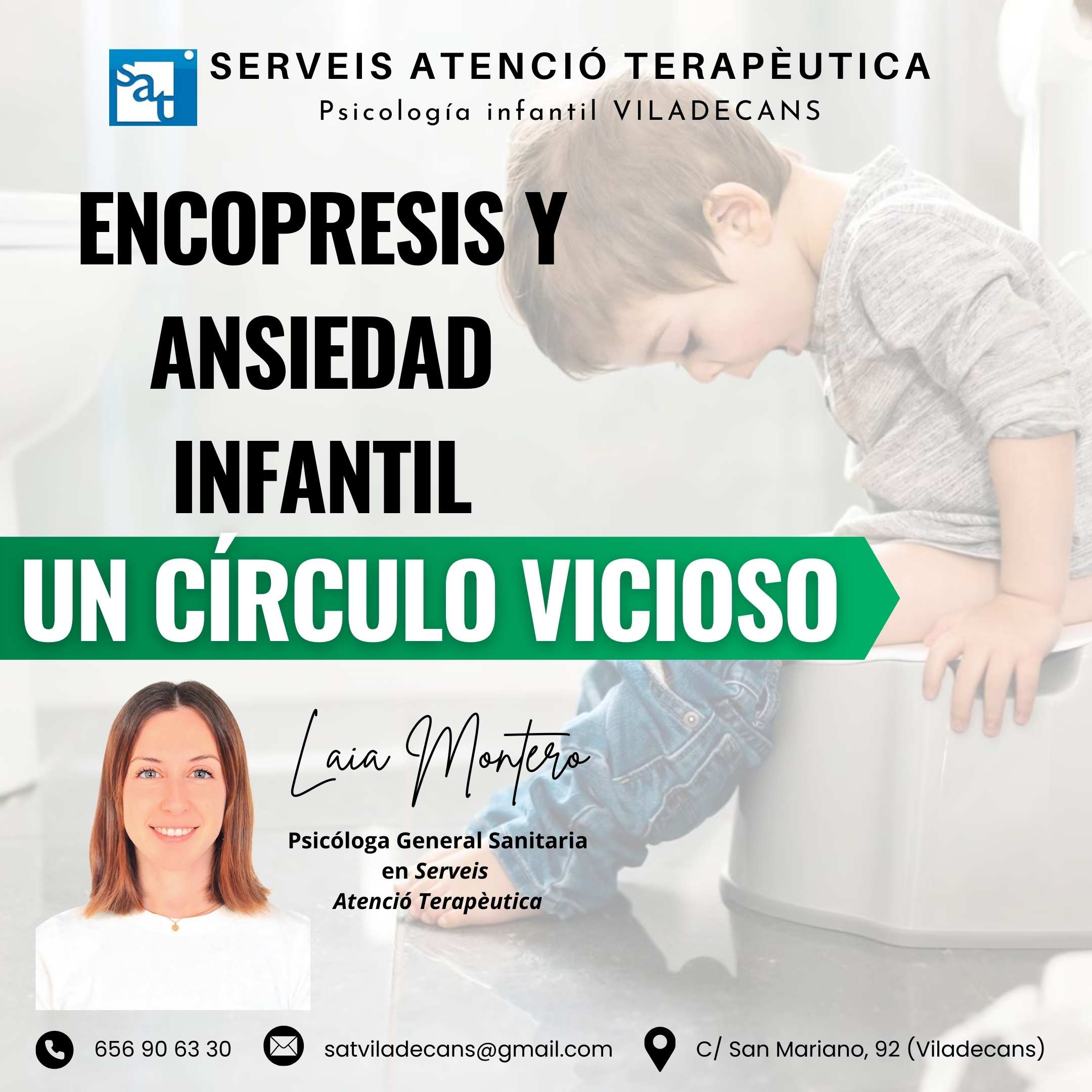 Psicólogo encopresis Viladecans encopresis y ansiedad infantil: pSICOLOGO vILADECANS explicando el vínculo entre ambas condiciones y cómo abordarlas.