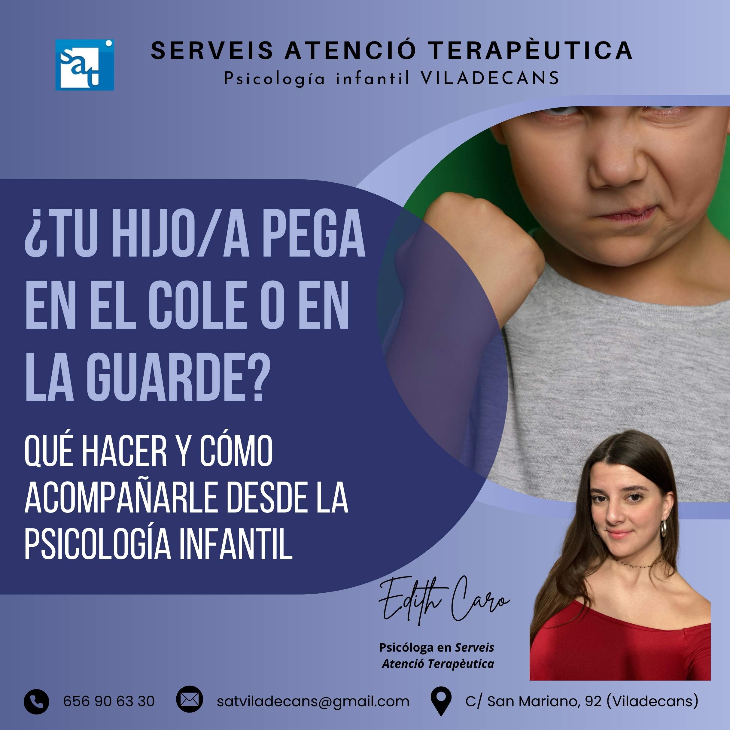 conductas agresivas niños Viladecans Las conductas agresivas en niños y niñas requieren comprensión, no castigo. Acompañamiento profesional en Viladecans.