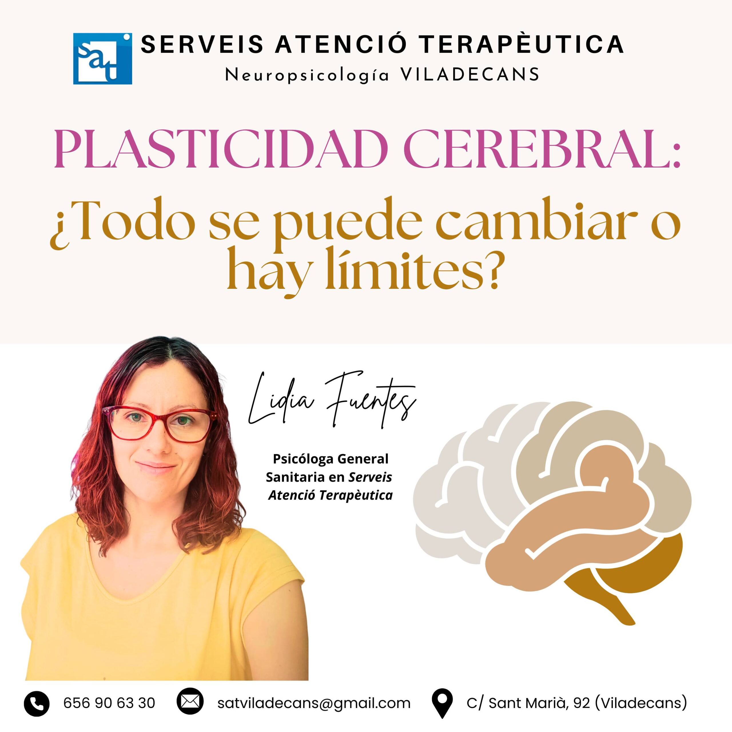 Neuropsicologo Viladecans. Plasticidad cerebral Viladecans Neuropsicologo viladecans. La plasticidad cerebral nos demuestra que el cambio es posible. Acompañamiento desde la psicología clínica en Viladecans.