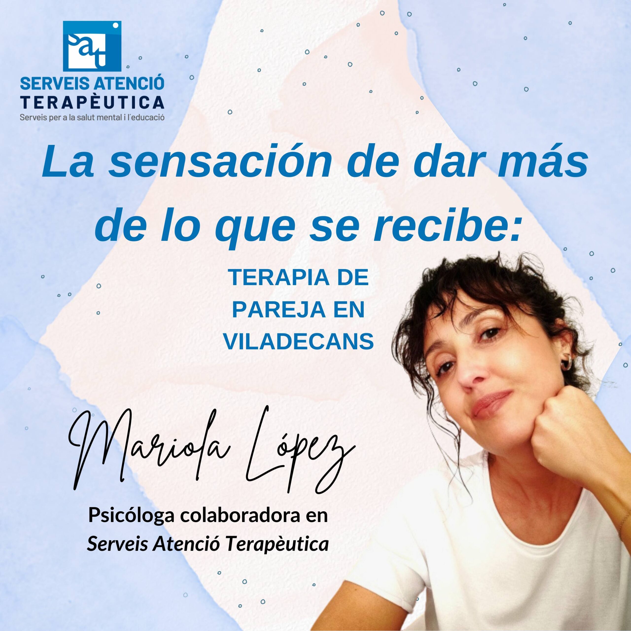 Sentir que das más de lo que recibes puede generar un desequilibrio emocional en parejas de Viladecans. La terapia de pareja ayuda a restaurar la armonía y la comunicación.