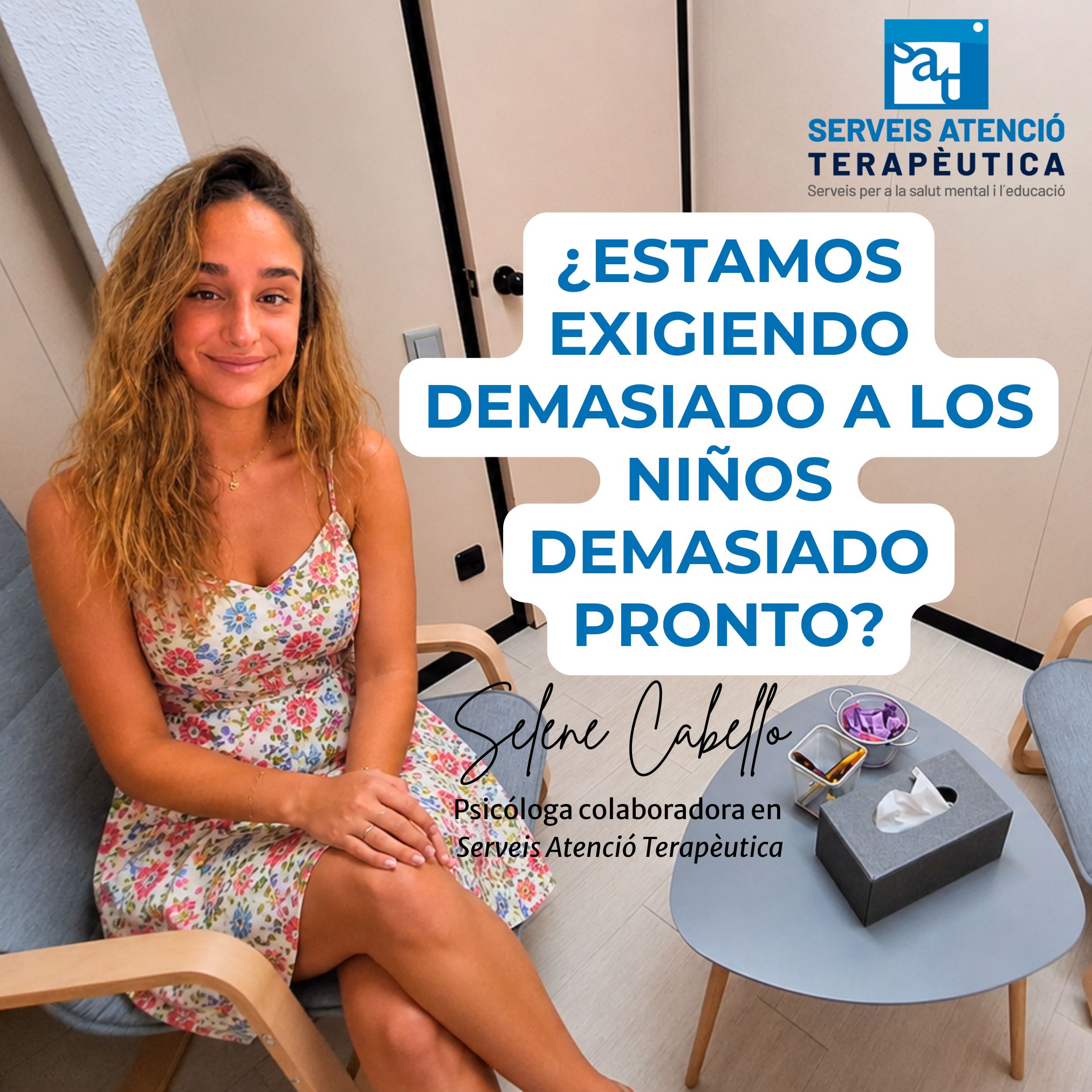 Psicóloga en Viladecans reflexiona sobre la exigencia infantil y las expectativas hacia niños y niñas.